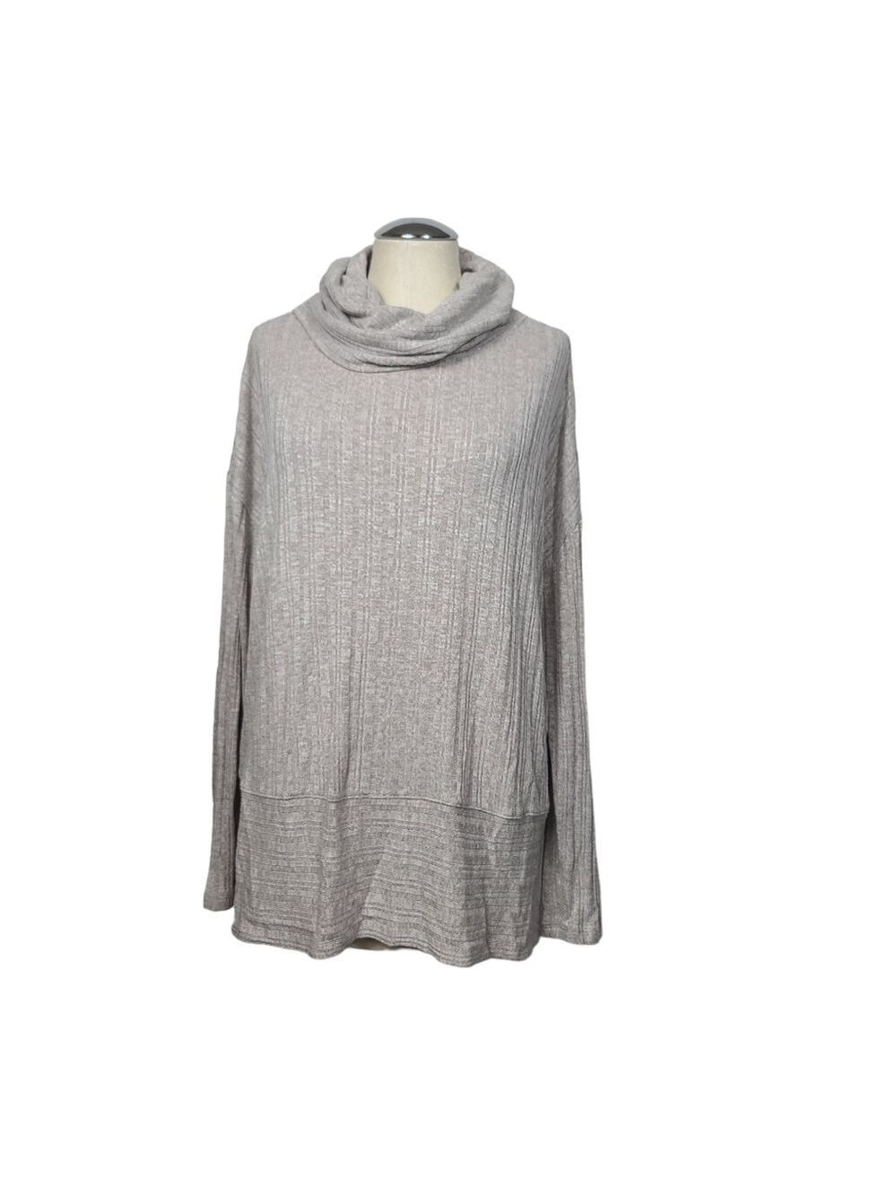 Anthropologie Akemi + Kin Cowl Funnel Neck Long Sleeves Top M